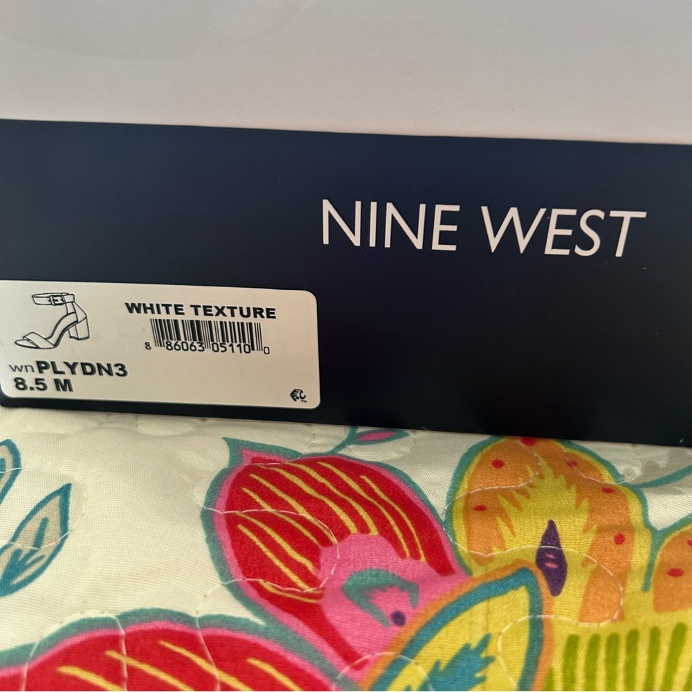 NINE WEST SANDALS NWT 8.5M🤍🩷 - Picture 9 of 14